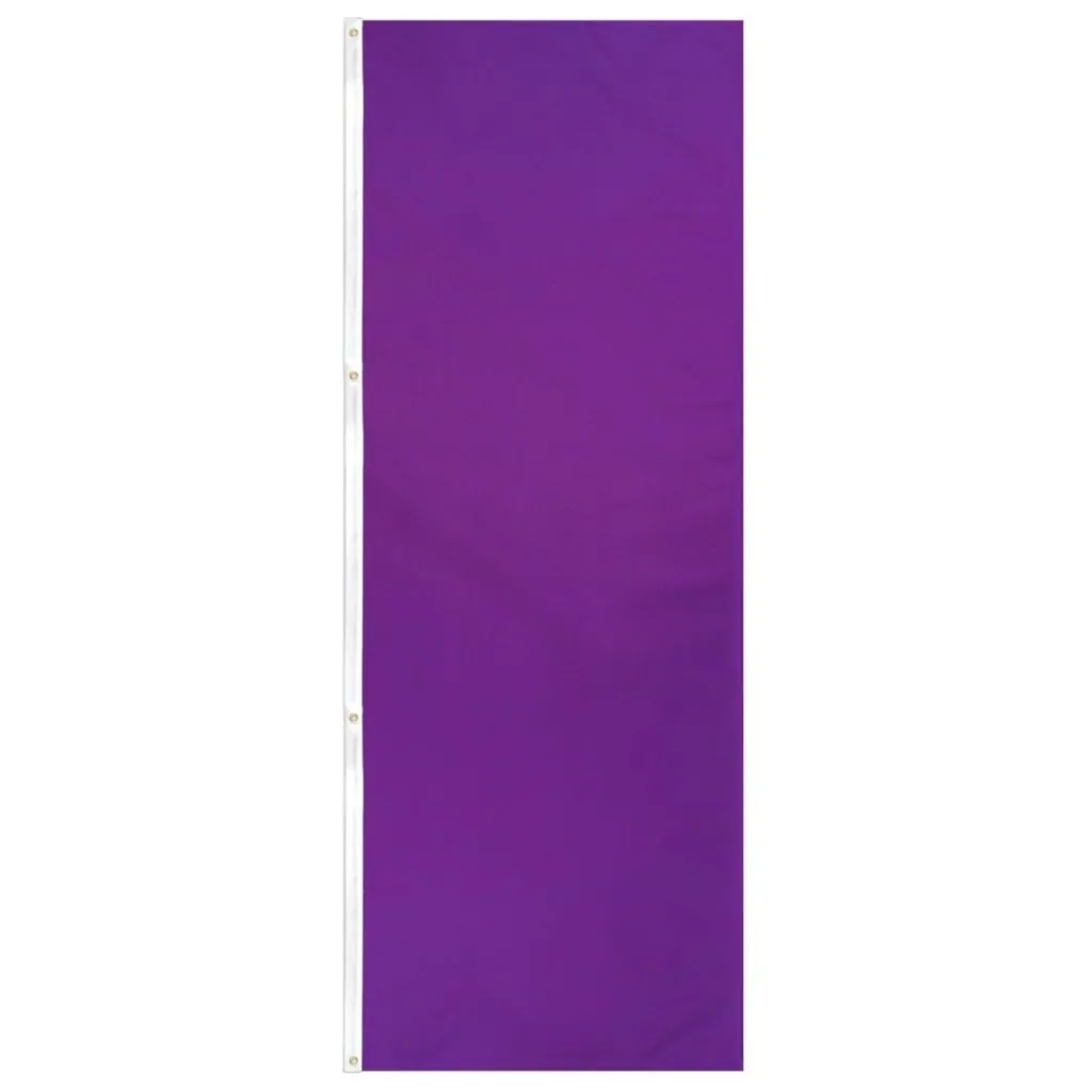 Purple Solid Color 3x8ft DuraFlag Banner