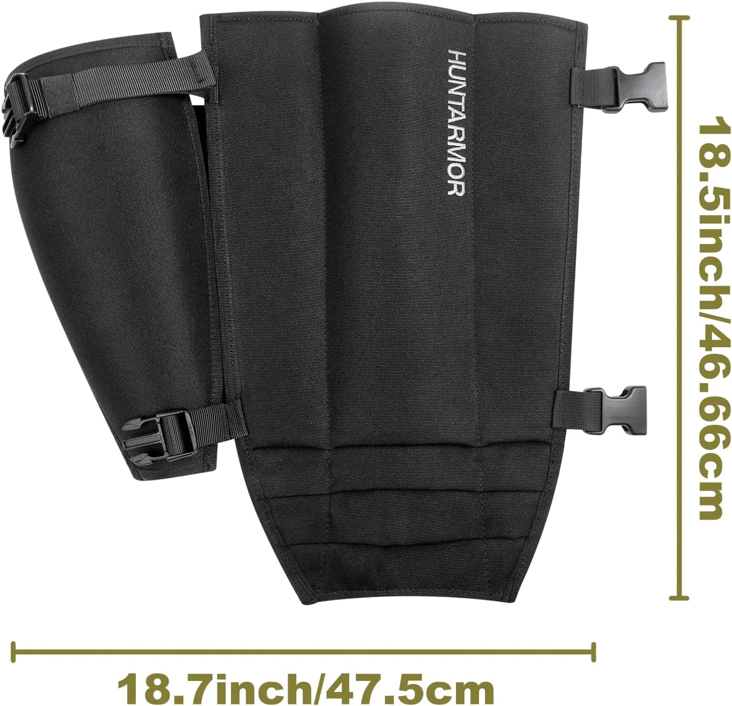 QOGIR Snake Gaiters 3 Pack: Durable Snake Guards for Hunting, Snake Gaiter Leggings for Men & Women, Snake Bite Protection for Lower Legs, Snake Proof Gaiters