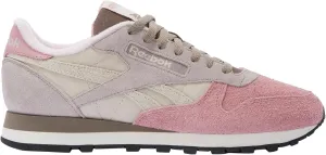 Reebok Unisex Classic Leather Trainers, Sand Hazy Grey Dusty Rose, 8