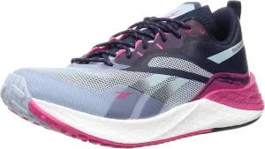 Reebok(リーボック) Women Running Shoe, Gabble Grey/Pursuit Pink/Vector Navy (S23935), 24.5 cm