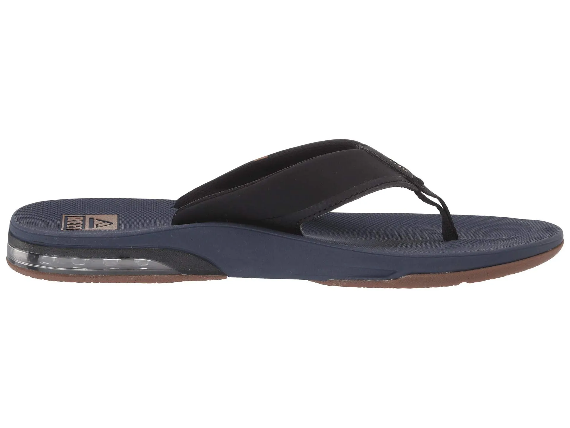 Reef Men's Fanning Bottle Opener Black, Brown, Gray Olive Navy Sandal
