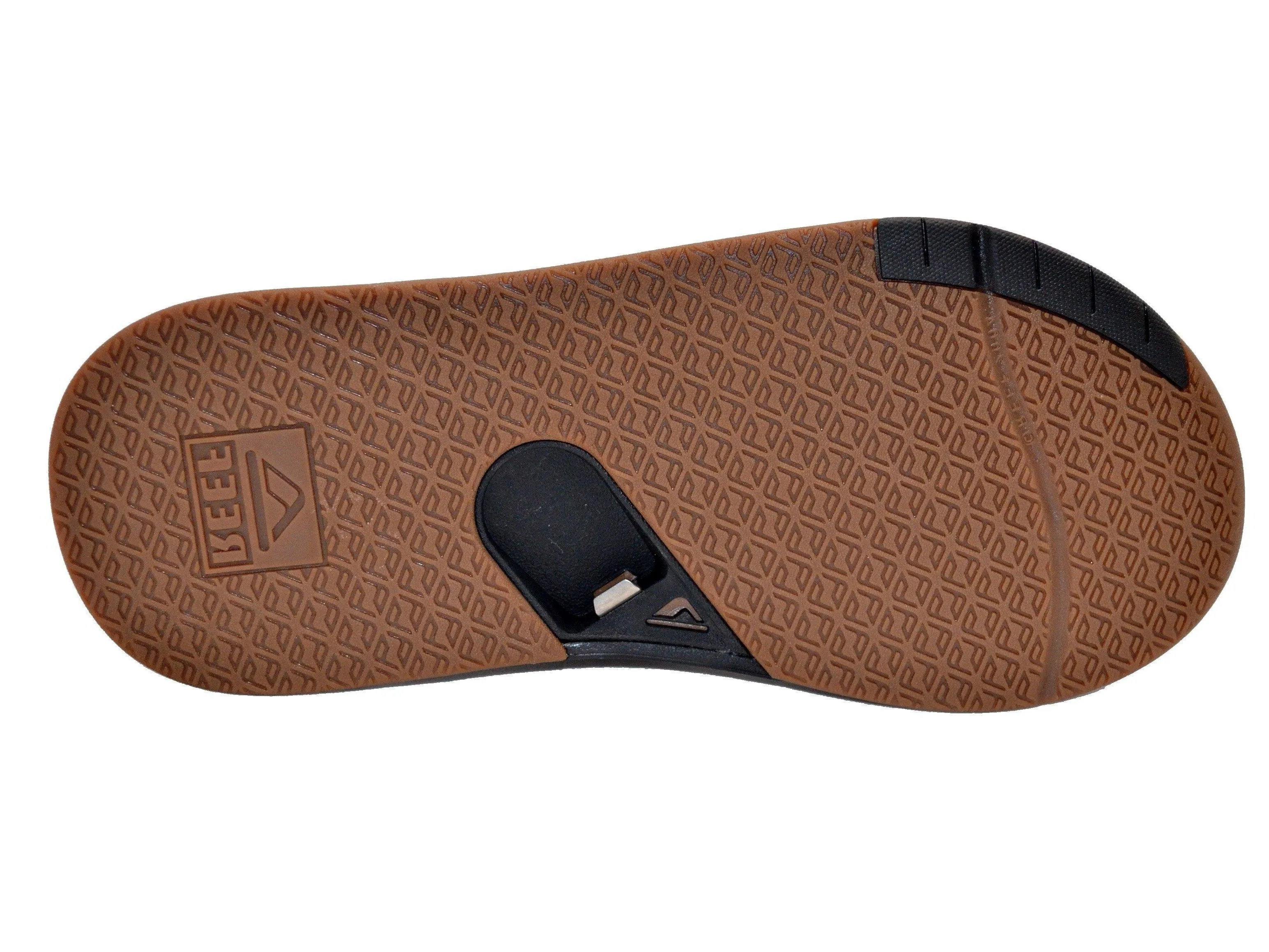 Reef Men's Fanning Bottle Opener Black, Brown, Gray Olive Navy Sandal