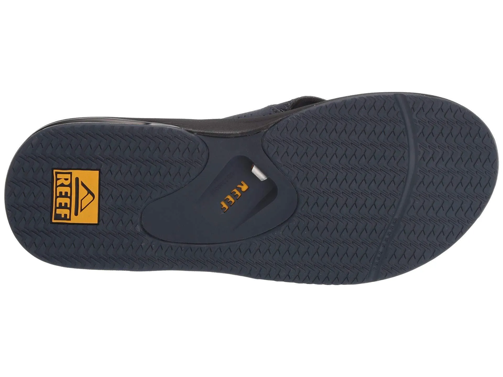 Reef Men's Fanning Bottle Opener Black, Brown, Gray Olive Navy Sandal