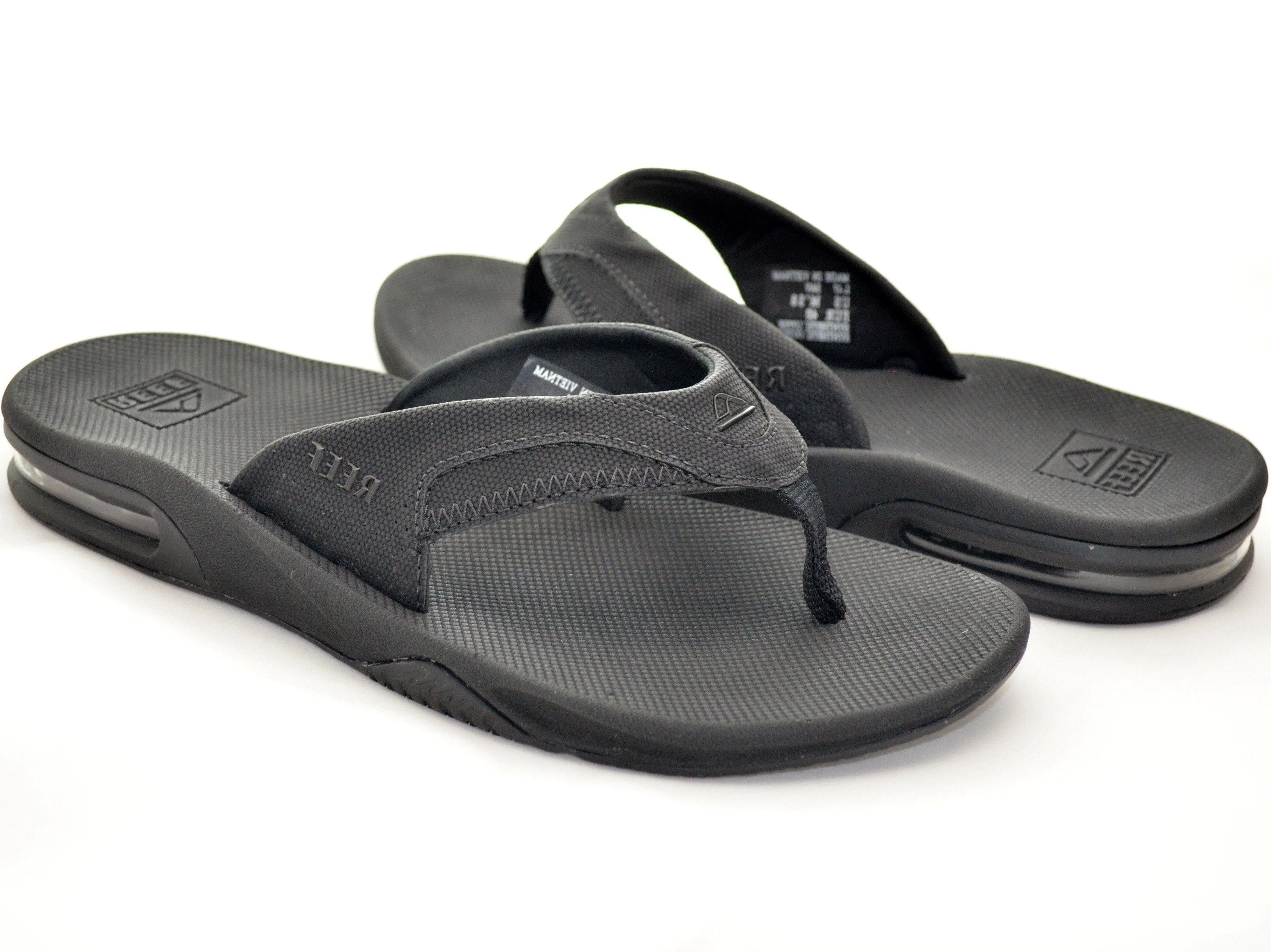 Reef Men's Fanning Bottle Opener Black, Brown, Gray Olive Navy Sandal