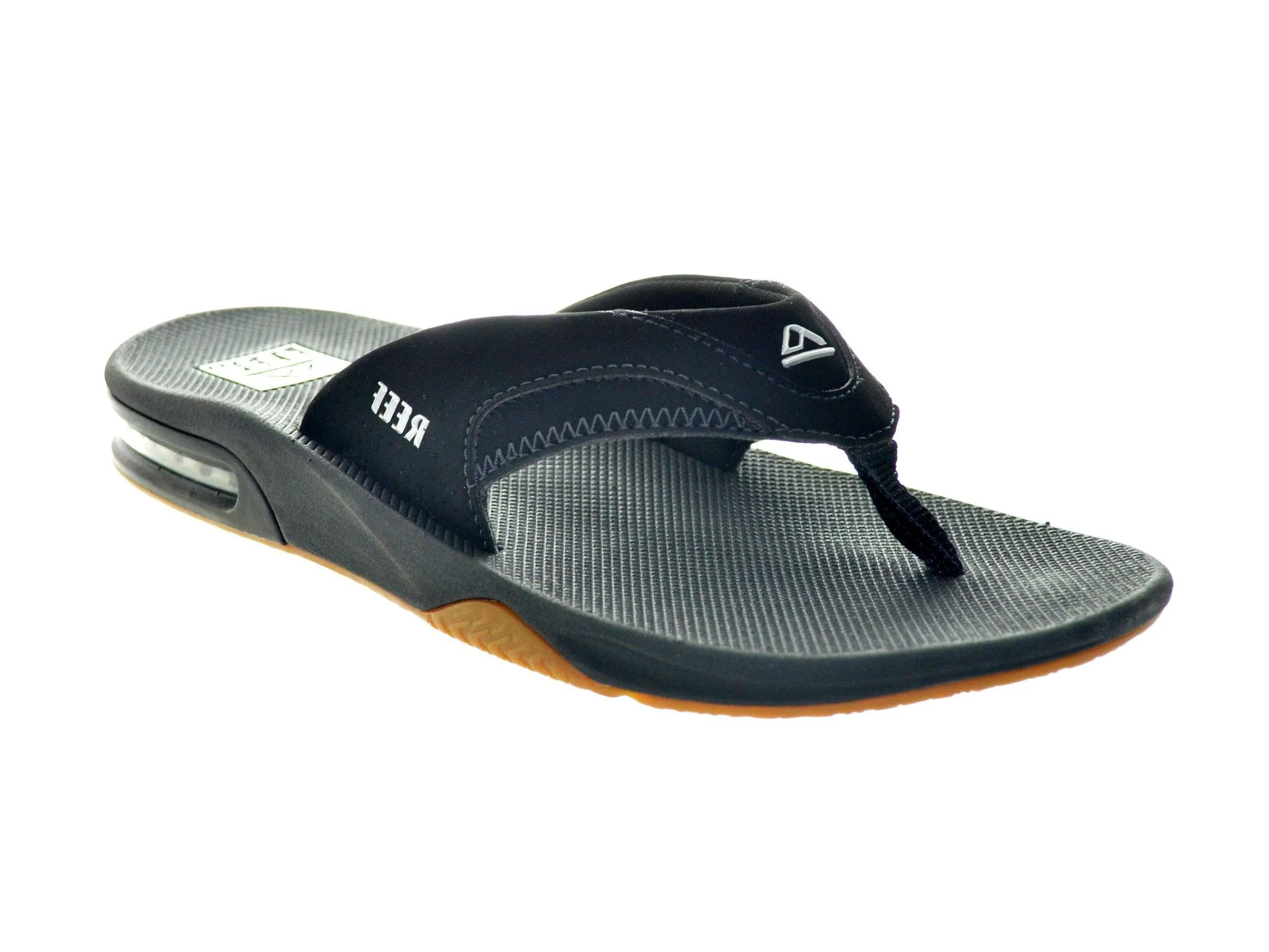 Reef Men's Fanning Bottle Opener Black, Brown, Gray Olive Navy Sandal
