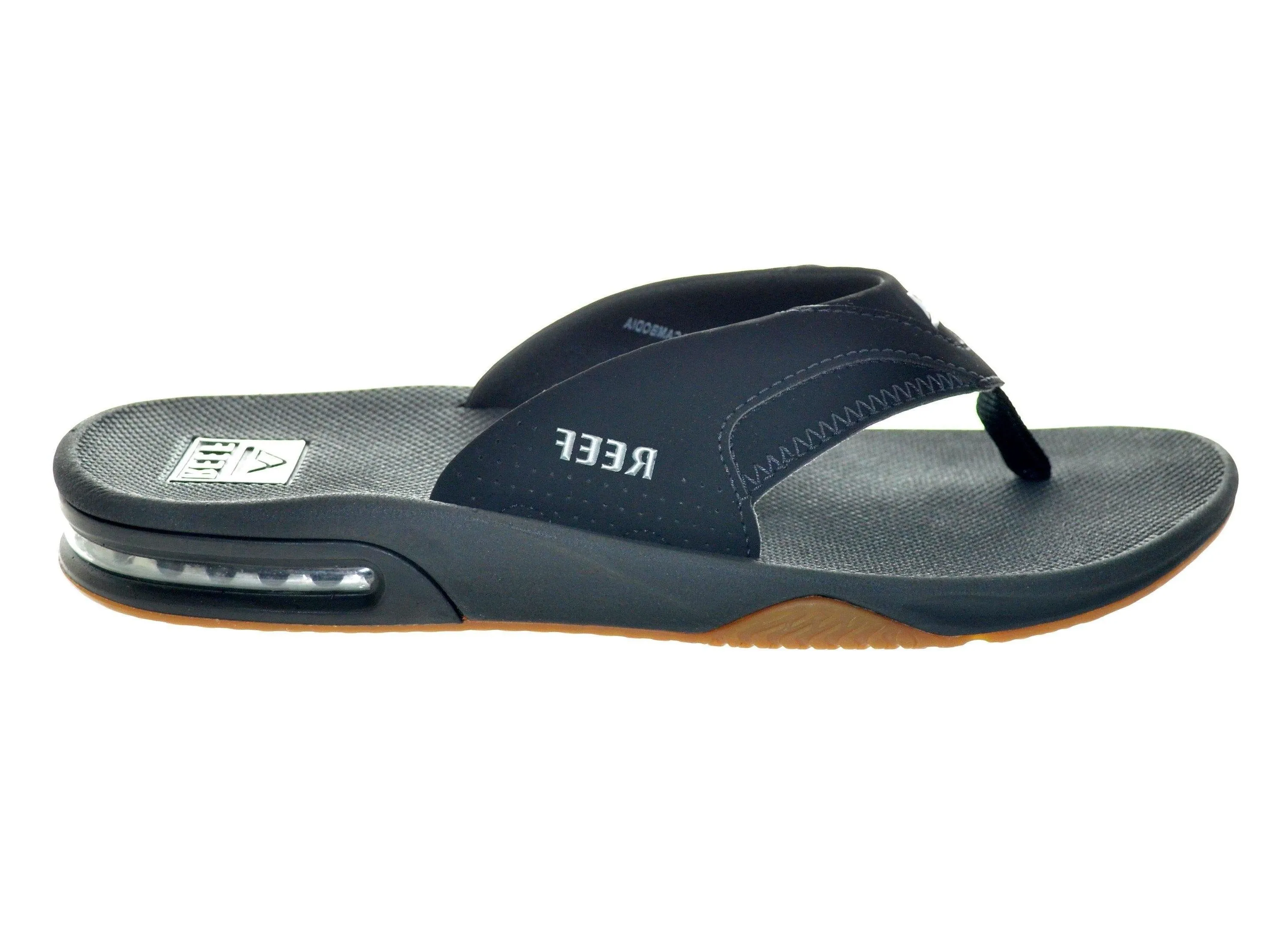 Reef Men's Fanning Bottle Opener Black, Brown, Gray Olive Navy Sandal
