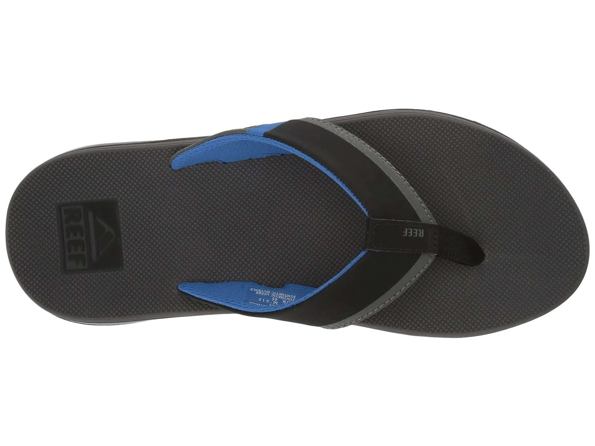 Reef Men's Fanning Bottle Opener Black, Brown, Gray Olive Navy Sandal