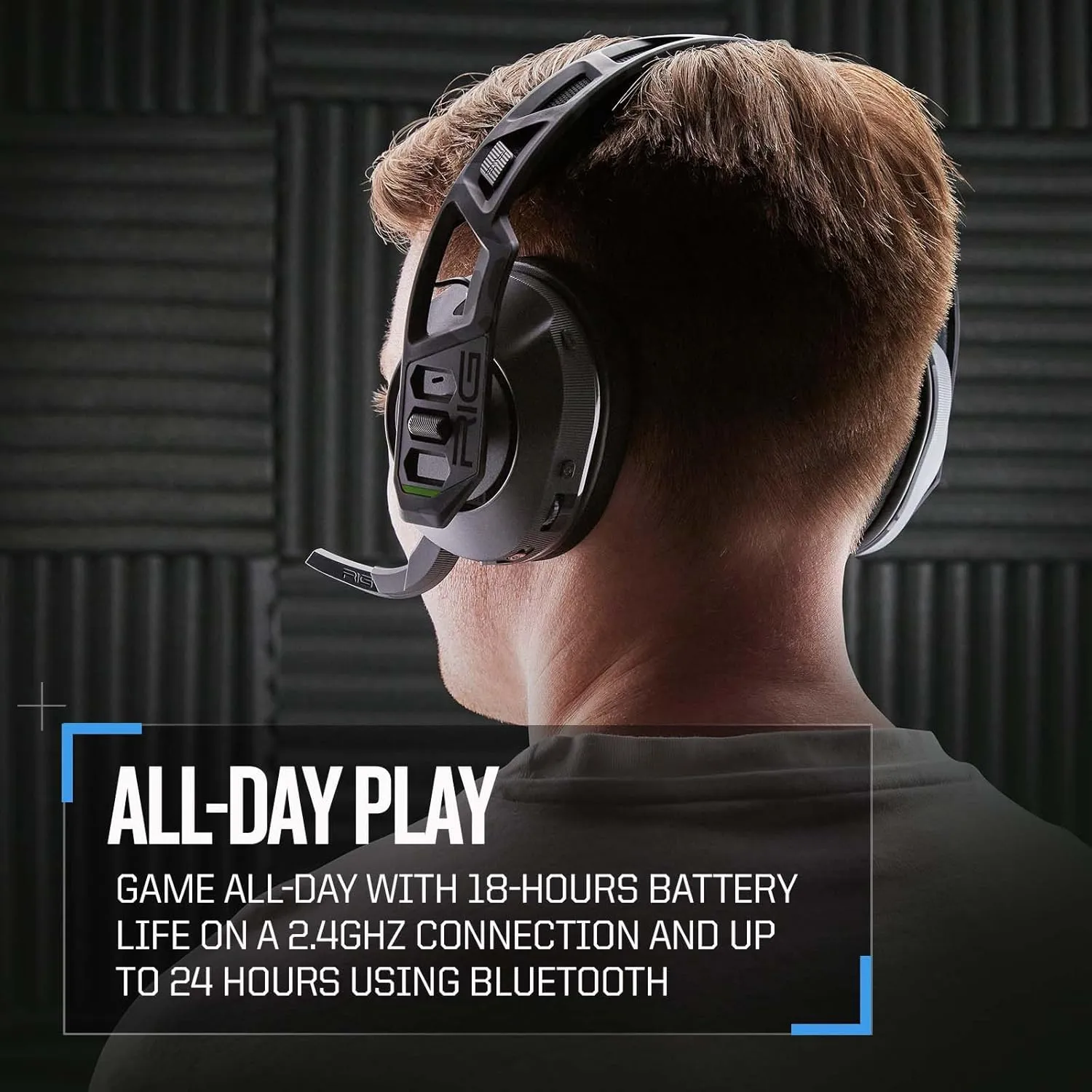 RIG 600 PRO HX Dual Wireless Universal Gaming Headset with Bluetooth for Xbox Series X|S, Xbox One, PlayStation PS4, PS5, Nintendo Switch, PC, USB & Mobile - Black
