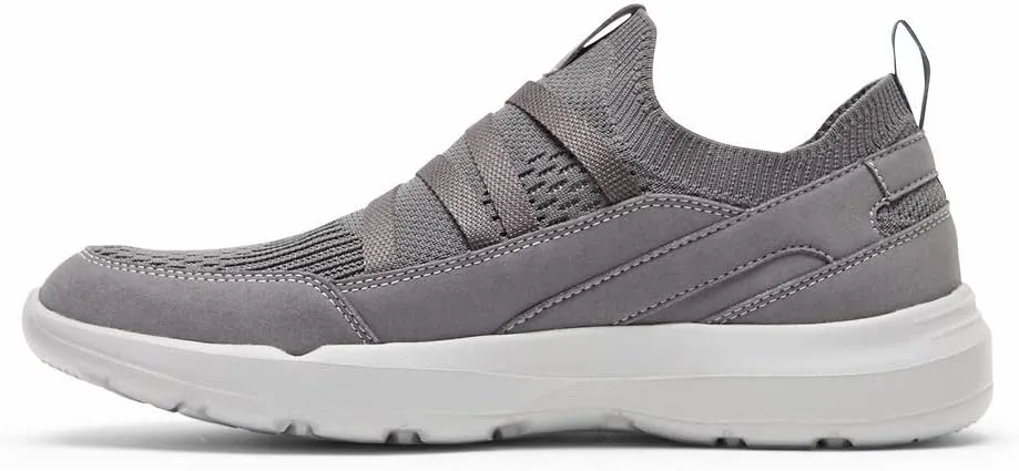Rockport Men's Truflex M Evolution Mudguard Pull Up Walking Shoe, Steel Grey, 11