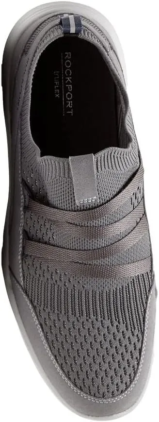 Rockport Men's Truflex M Evolution Mudguard Pull Up Walking Shoe, Steel Grey, 11