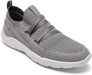 Rockport Men's Truflex M Evolution Mudguard Pull Up Walking Shoe, Steel Grey, 9 Wide