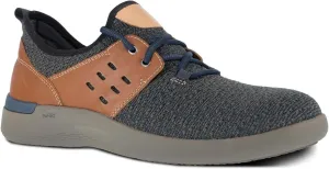 Rockport Works Truflex Work Comp Toe/ESD Men's Oxford, 7.5 D(M) US, Blue-Tan