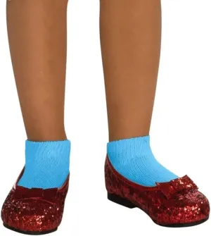 Rubies Child's Wizard of Oz Dorothy Deluxe Red Glitter Costume Shoes, Large