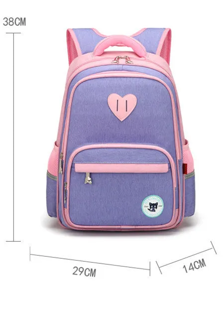 Seven Star Fox Primary School Backpack -  Durable Oxford Cloth
