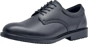Shoes for Crews Cambridge Men's Uniform Dress Work Shoes, Oxford Shoes, Slip Resistant, Water Resistant, Black, 10 M