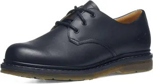 Shoes for Crews Minetta Mens Womens Unisex Non Slip Dress Work Shoes - Work & Safety Footwear, Water Resistant, Lace-up, Oxford Shoes, Wide, M5.5/W7 Black