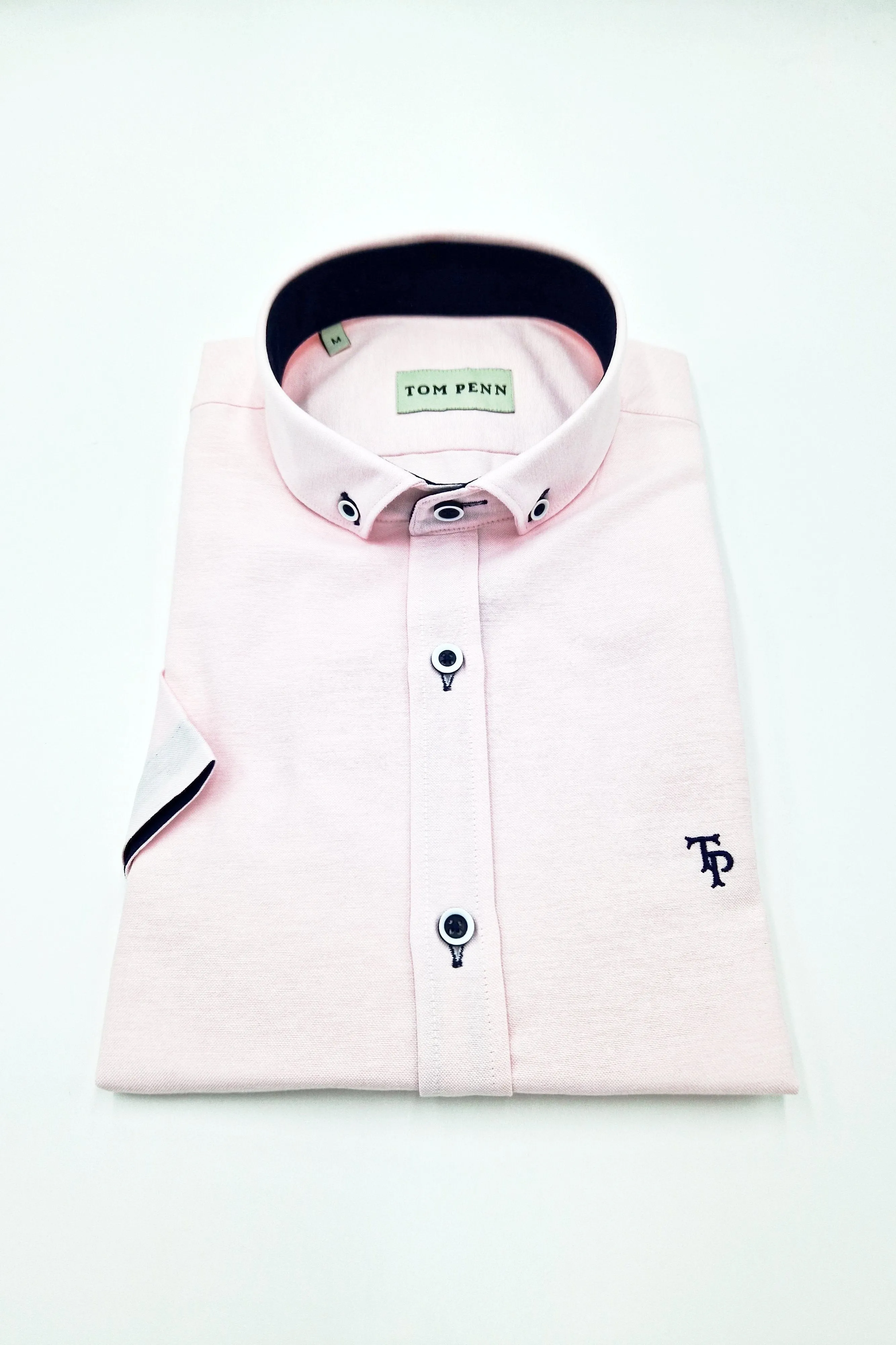 Short Sleeve Oxford Pink Shirt