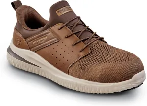 Skechers Hands Free Slip-Ins SK200367BLK Bryan, Men's, Comp Toe EH, Slip Resistant, Oxford,Work Shoe