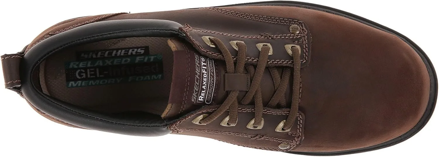 Skechers Men's Segment Rilar Oxford Shoe Brown 6.5 D(M) US
