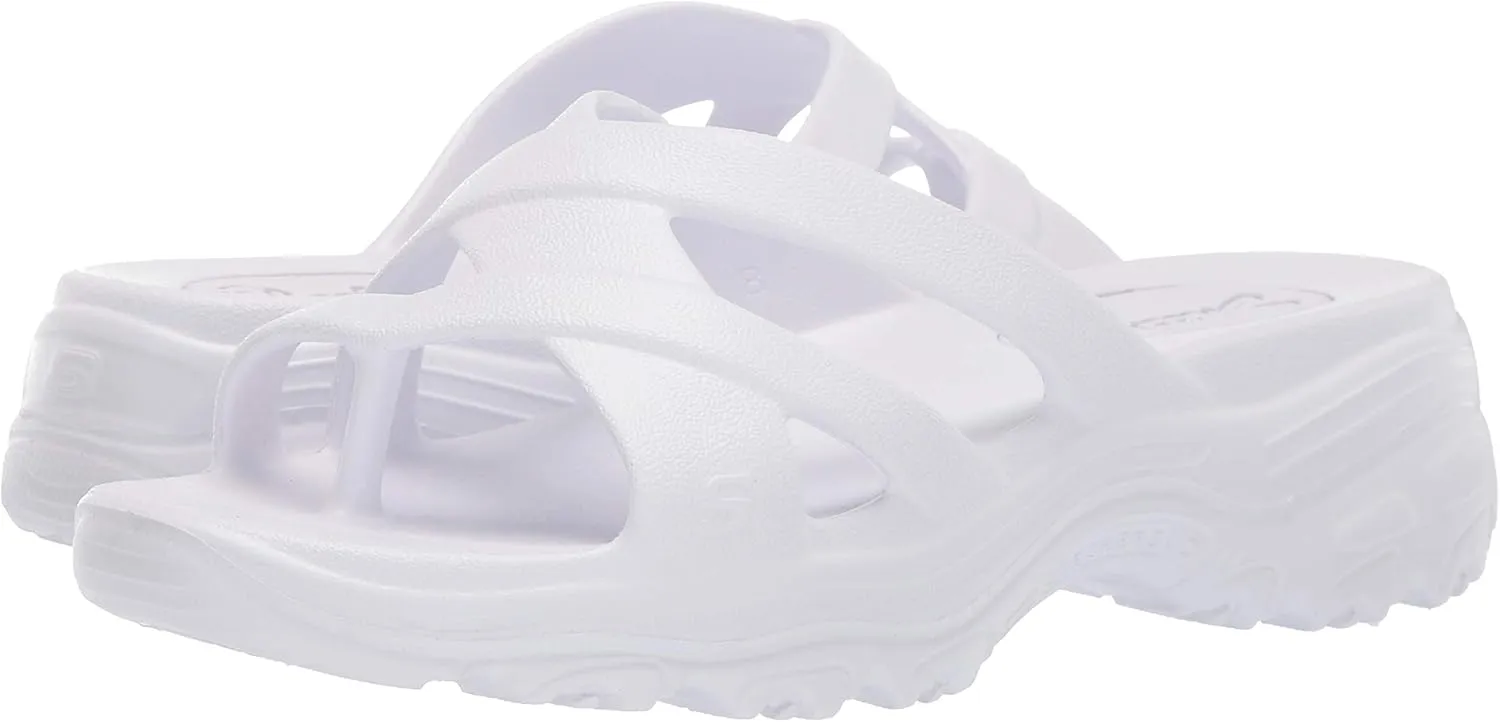 Skechers Women's Aqua D'Lites-Molded Toe-Loop Slide Flip-Flop
