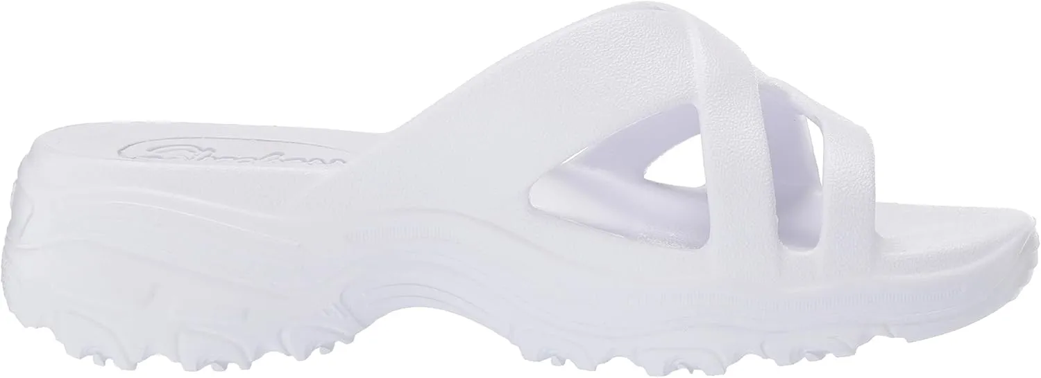 Skechers Women's Aqua D'Lites-Molded Toe-Loop Slide Flip-Flop