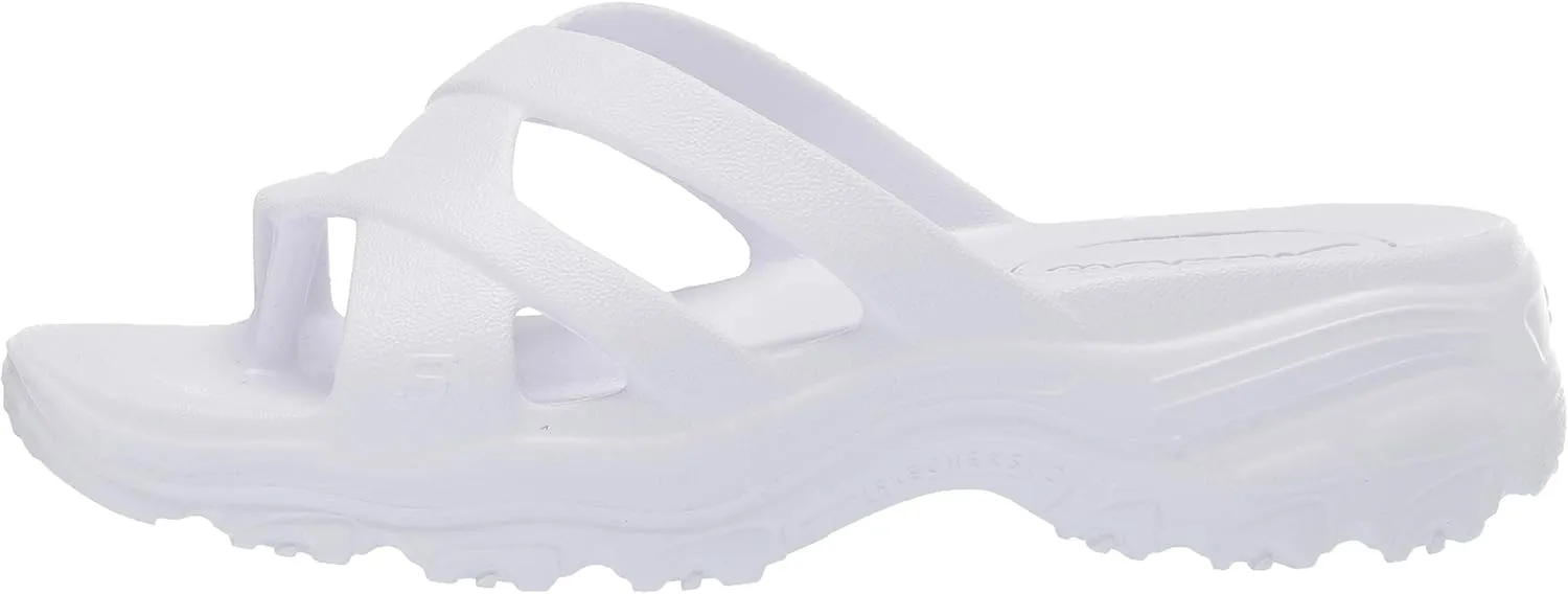 Skechers Women's Aqua D'Lites-Molded Toe-Loop Slide Flip-Flop
