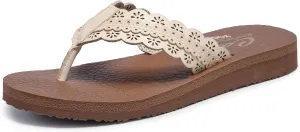 Skechers Women's Meditation-Catching Sun Flip-Flop