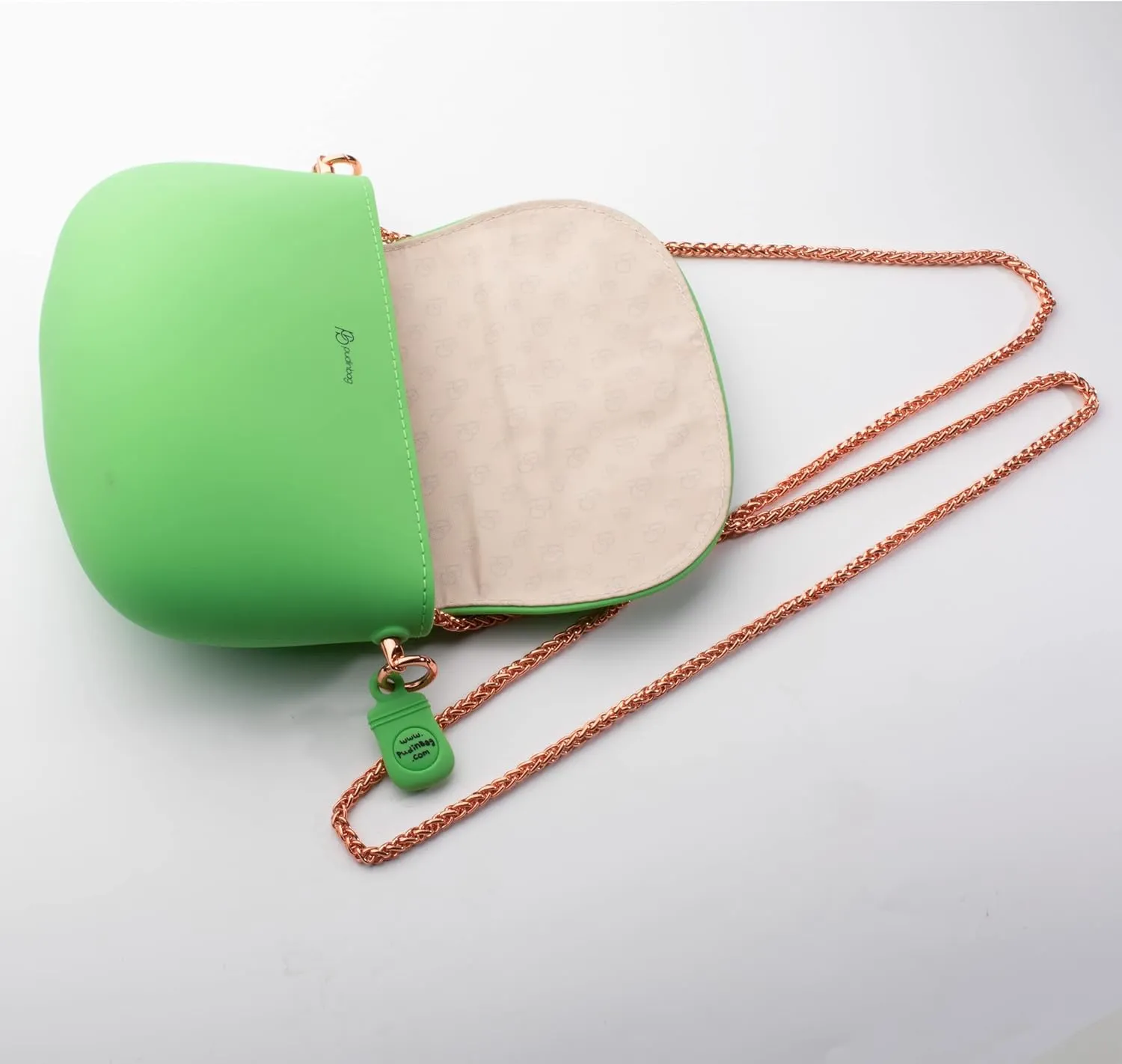 Small Crossbody Purse for Women by Pudinbag | Vegan Water Resistant | Silicone