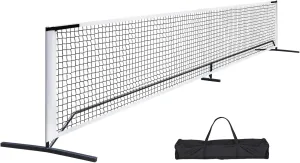 Smartxchoices Portable Pickleball Net System Outdoor 22FT Regulation Size, Pickleball System Metal Frame Net with Carrying Bag for Driveway Backyards