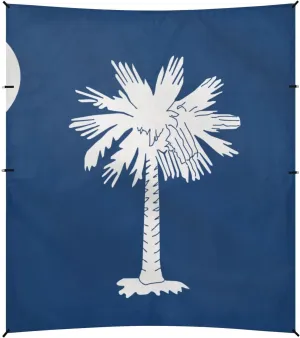 South Carolina State Sc Blue Navy Beach Cabana Tent UPF50  Easy Setup Large Sun Shade with Sand Shovel for Backyard, Grassland, Park
