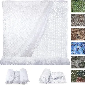Sposuit Camo Netting - Camouflage Net Bulk Roll for Hunting Military, Party Decorations, Sunshade, Camping Ghillie Netting