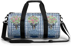 Summer Gold Pineapple Fitness Bag Waterproof And Stain Resistant Suitable for Unisex