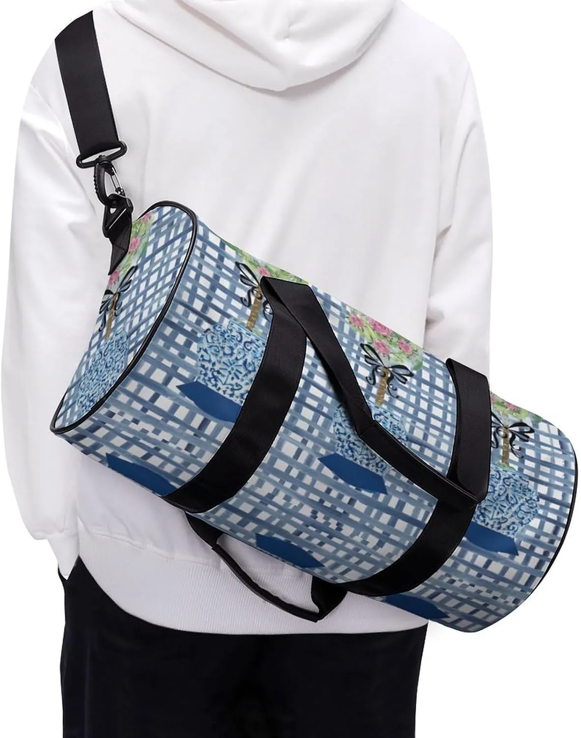 Summer Gold Pineapple Fitness Bag Waterproof And Stain Resistant Suitable for Unisex