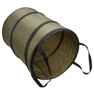 SUPVOX 1Pc Portable Collapsible Outdoor Trash Can Oxford Cloth Leaf Collector for Camping Garden Use Durable Storage with Handles Lightweight Compact Design