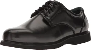 Thorogood Uniform Classics Oxford Black Dress Shoes for Men Featuring High-Shine Leather, Removable EVA Comfort Insole, and Slip-Resistant Blown Rubber Outsole