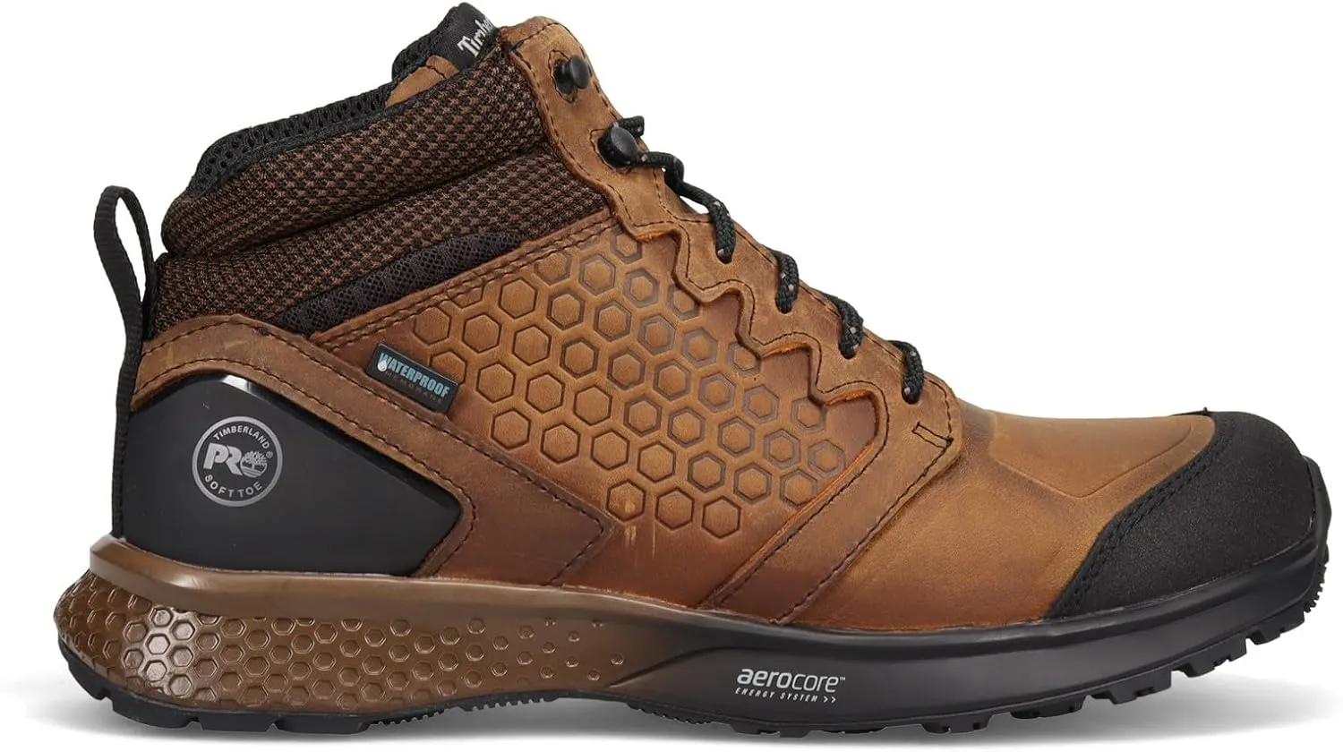 Timberland PRO Men's Reaxion Mid Soft Toe Waterproof Industrial Hiker Work Boot