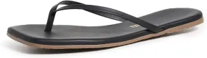 TKEES Women's Square Toe Lily Flip Flops