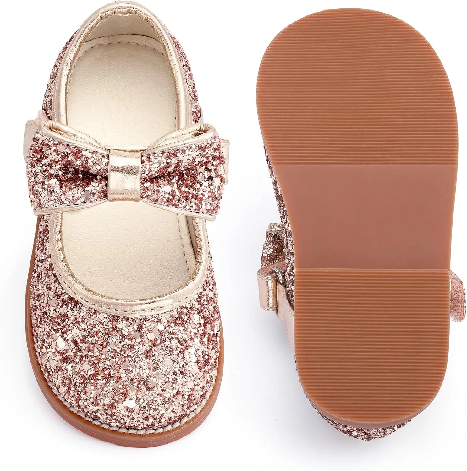 Toddler Girl Mary Jane Dress Oxford Shoes-Little Girl School Uniform Shoes for Wedding Party