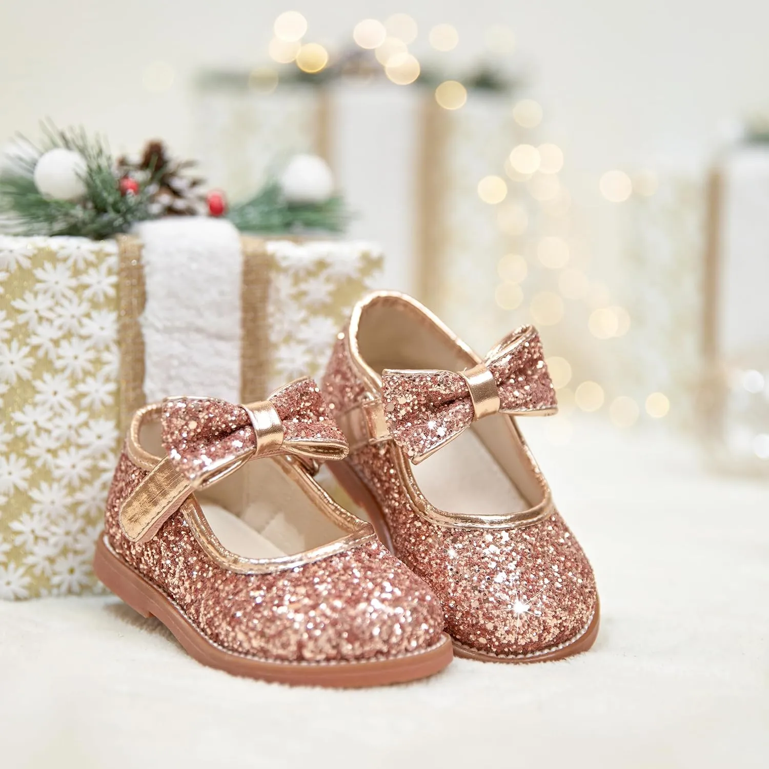 Toddler Girl Mary Jane Dress Oxford Shoes-Little Girl School Uniform Shoes for Wedding Party