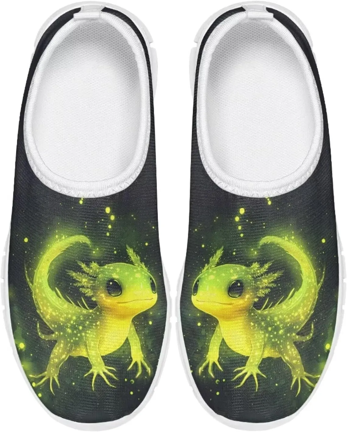 TODIYADDU Children's Running Shoes Non-Slip Tennis Shoes Boys Girls Breathable Mesh Fashion Sports Sneaker (White)