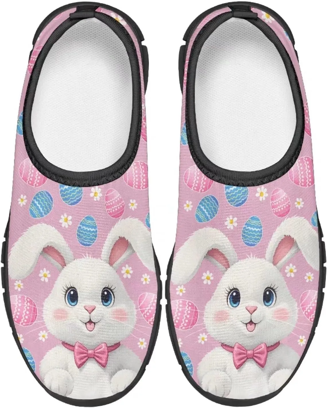 TODIYADDU Girls Easter Shoes Kids Lightweight Mesh Sneakers Casual Athletic Sneaker