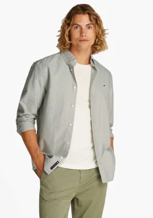 Tommy Jeans Oxford Shirt, Aruba Green