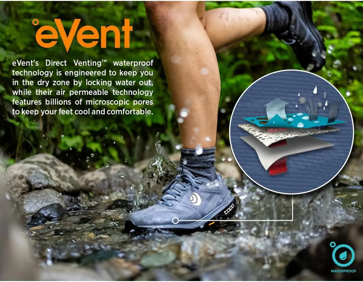 Topo Athletic Women's Terraventure 4 WP Waterproof Comfortable Cushioned Durable 3MM Drop Trail Running Shoes, Athletic Shoes for Trail Running