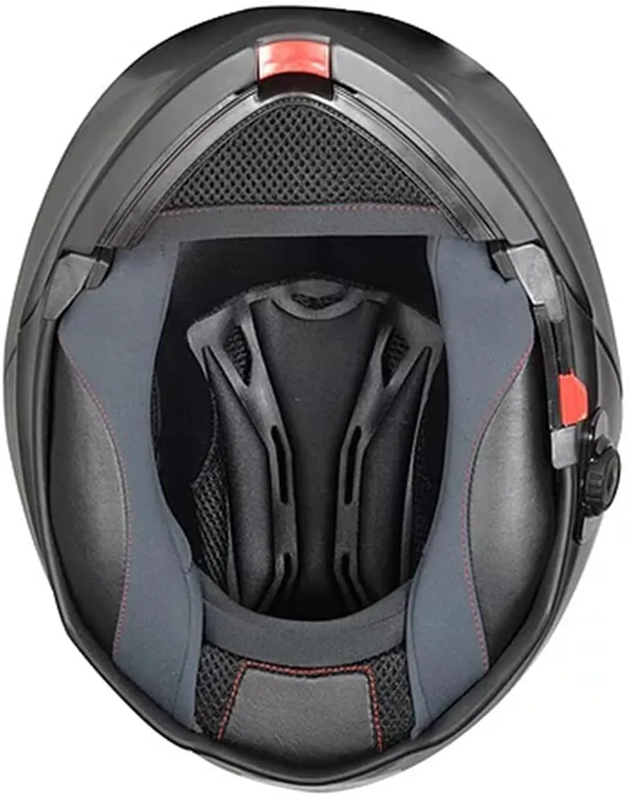 TORC Unisex-Adult Flip-Up Motorcycle Helmet (Matte Orange, X-Small)