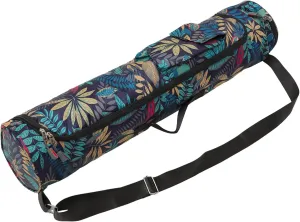 Toyvian 1Pc National Style Yoga Mat Tote Bag Durable Cylinder Storage Bag with Shoulder Strap for Fitness Travel and Outdoor Activities Capacity Stylish Design