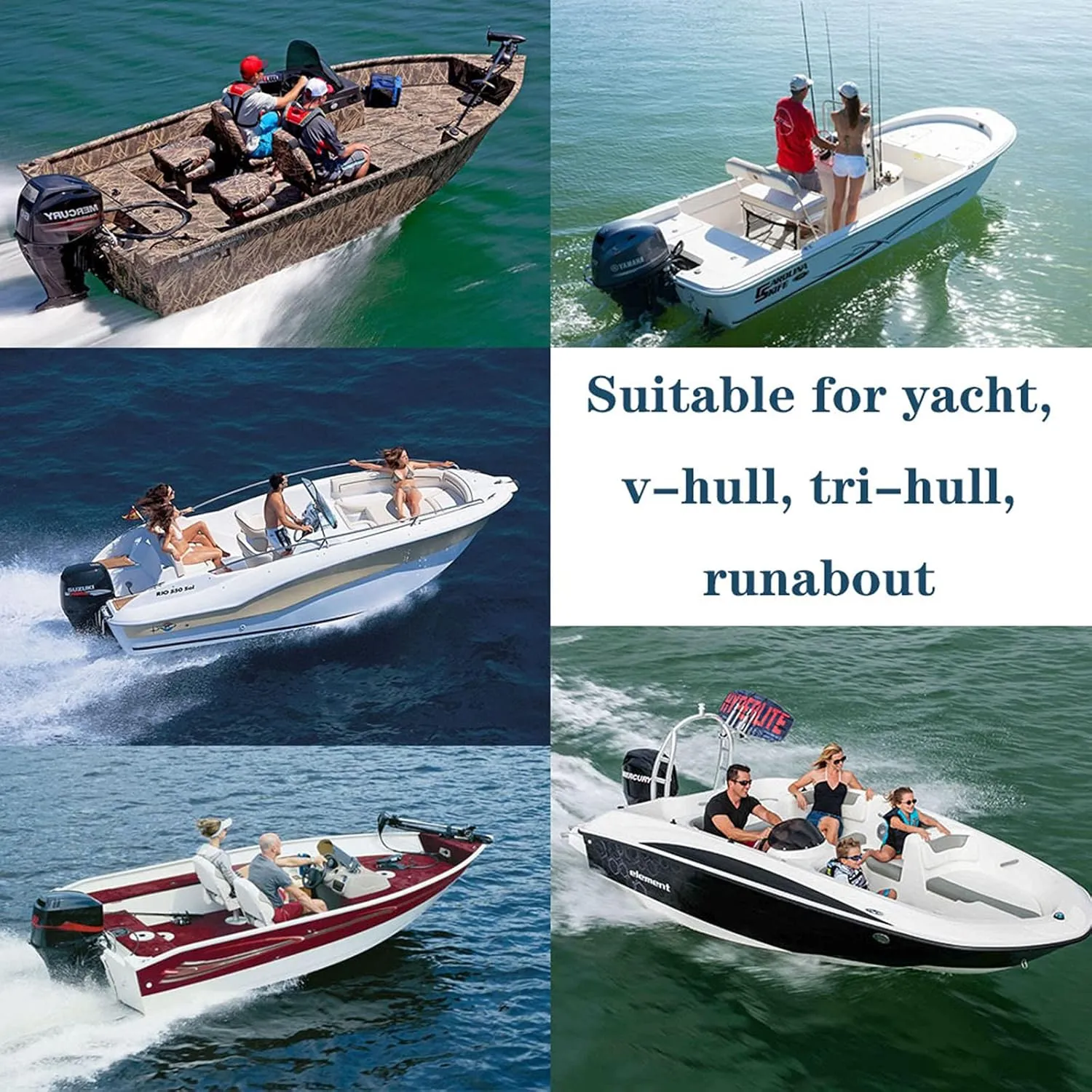 Trailerable Boat Cover Premium 420D Marine Grade Polyester Oxford Waterproof UV Protected Yacht Speedboat V-Hull V-Shaped Boat Cover,12to14ft