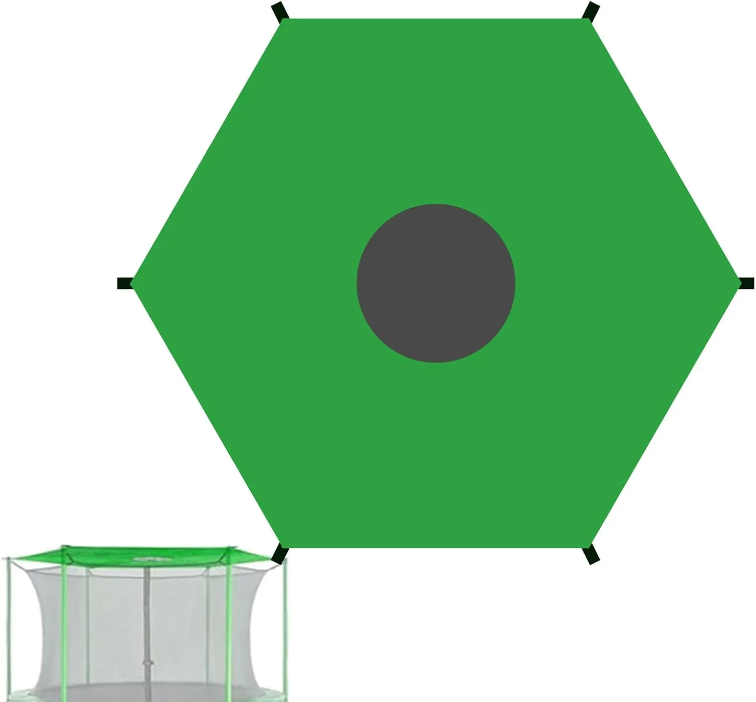Trampoline Canopy | Sun Protection Trampoline Sunshade Cover,Tear Resistant Tent Waterproof Sunblock Shade for Outdoors Sports Garden