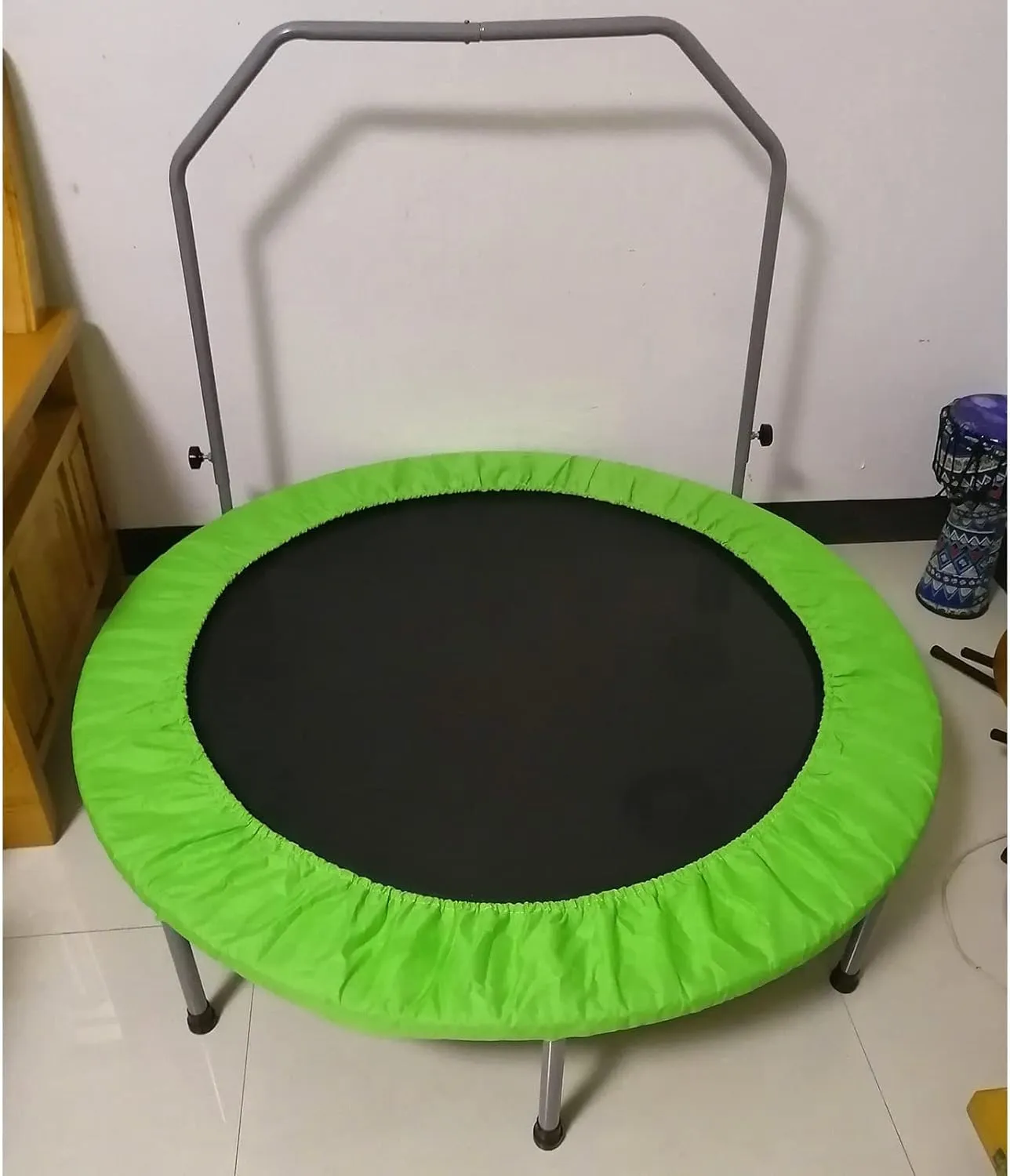 Trampoline Spring Cover 40 Inch Replacement Safety Pad for Mini Trampoline 3 Layer Protect Tear-Resistant Oxford Cloth Easy to Install Replacement for Home, Gym