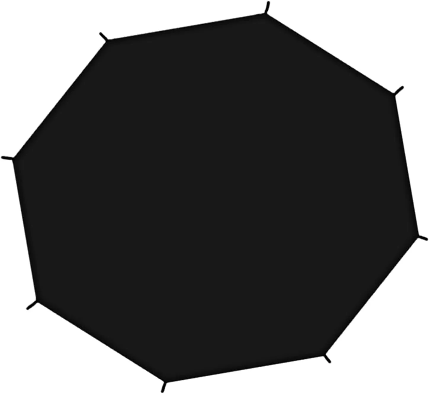 Trampoline, Sun Protection, Tear-Resistant Oxford for 8 Pole Trampoline Cover, Black, 14ft
