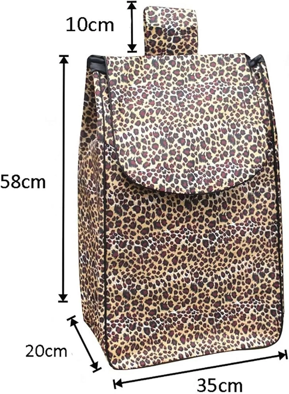 Trolley Foldable Replacement Bags - 41L Shopping Cart Replacement Bag, Waterproof Oxford Cloth Shopping Bag, Large Capacity Shopping Bag Replacement Bag, Reusable Replacement Bag, for Utility